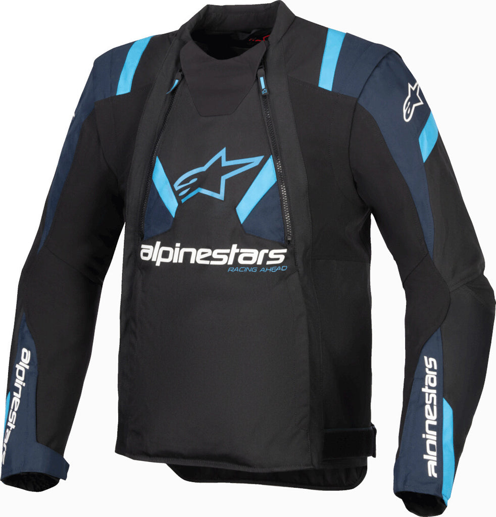 *NEW* Alpinestar T-Stunt Air Jacket Black Dark Blue Blithe Blue / Black Red Fluo Dark Red - 330182513..