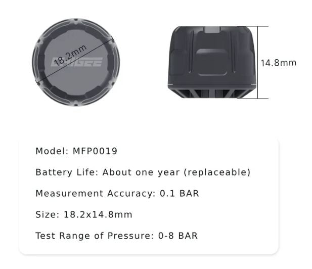 Chigee External Tyre Pressure Sensor - MFP0019..