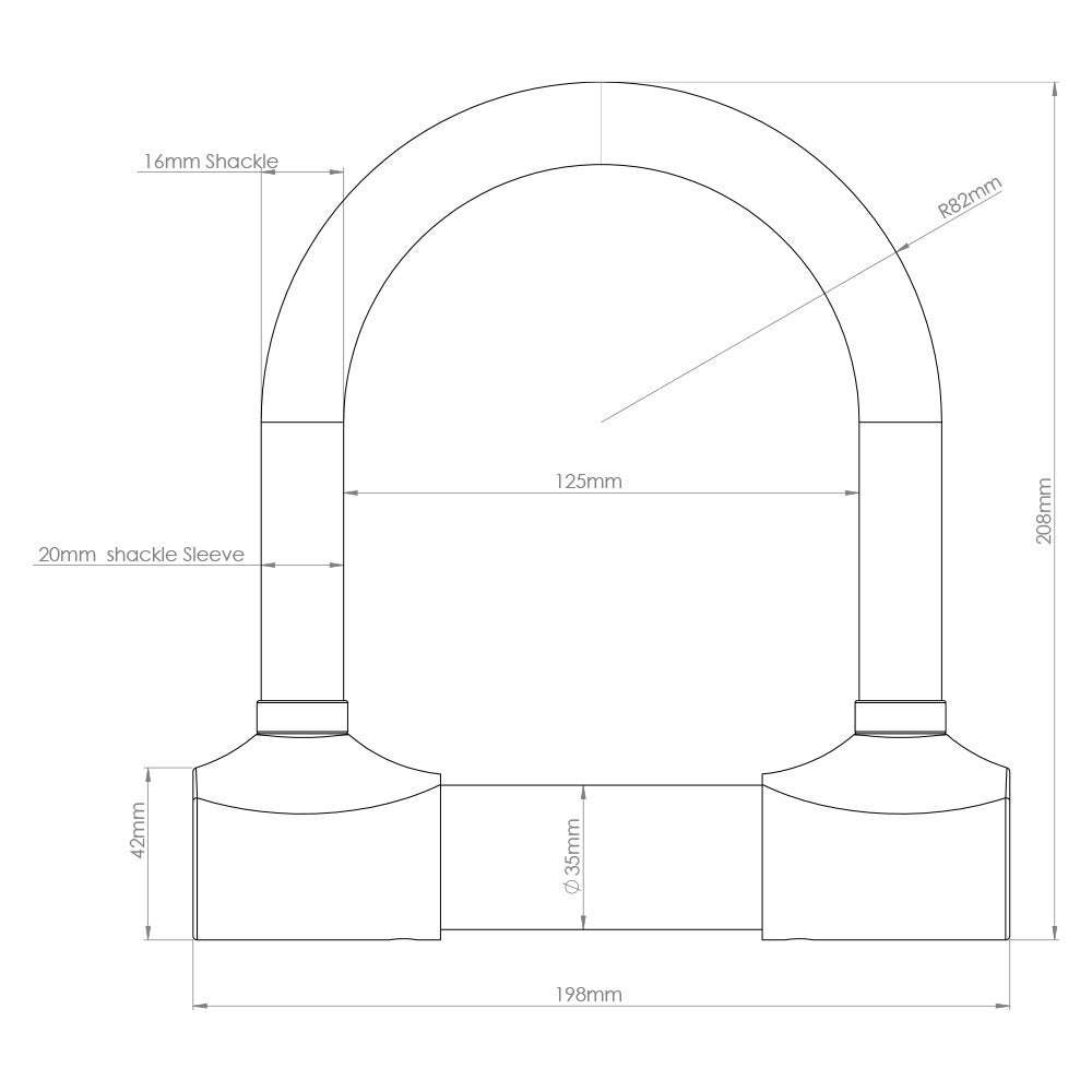 Oxford Alarm-D 200mmL x 196mmW x 16mm - LK220..