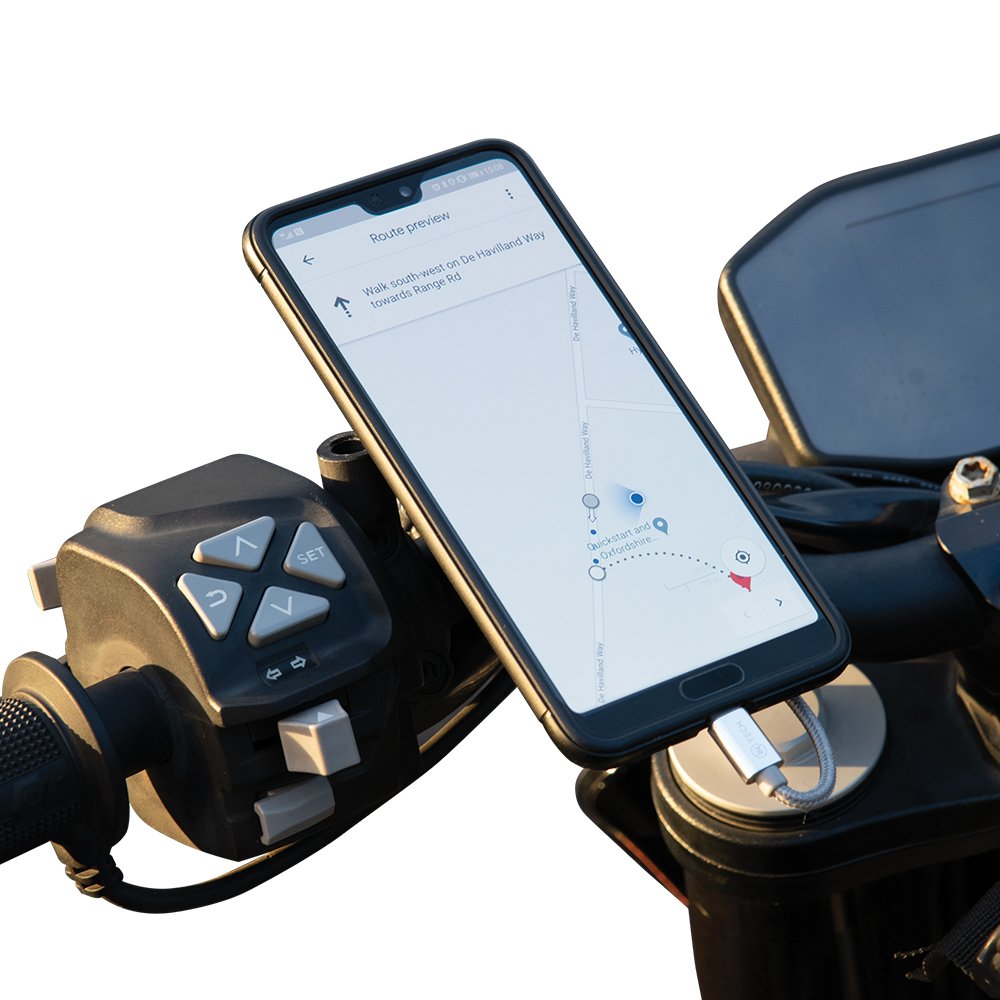 Oxford CLIQR USB-A Handlebar Mount - OX866