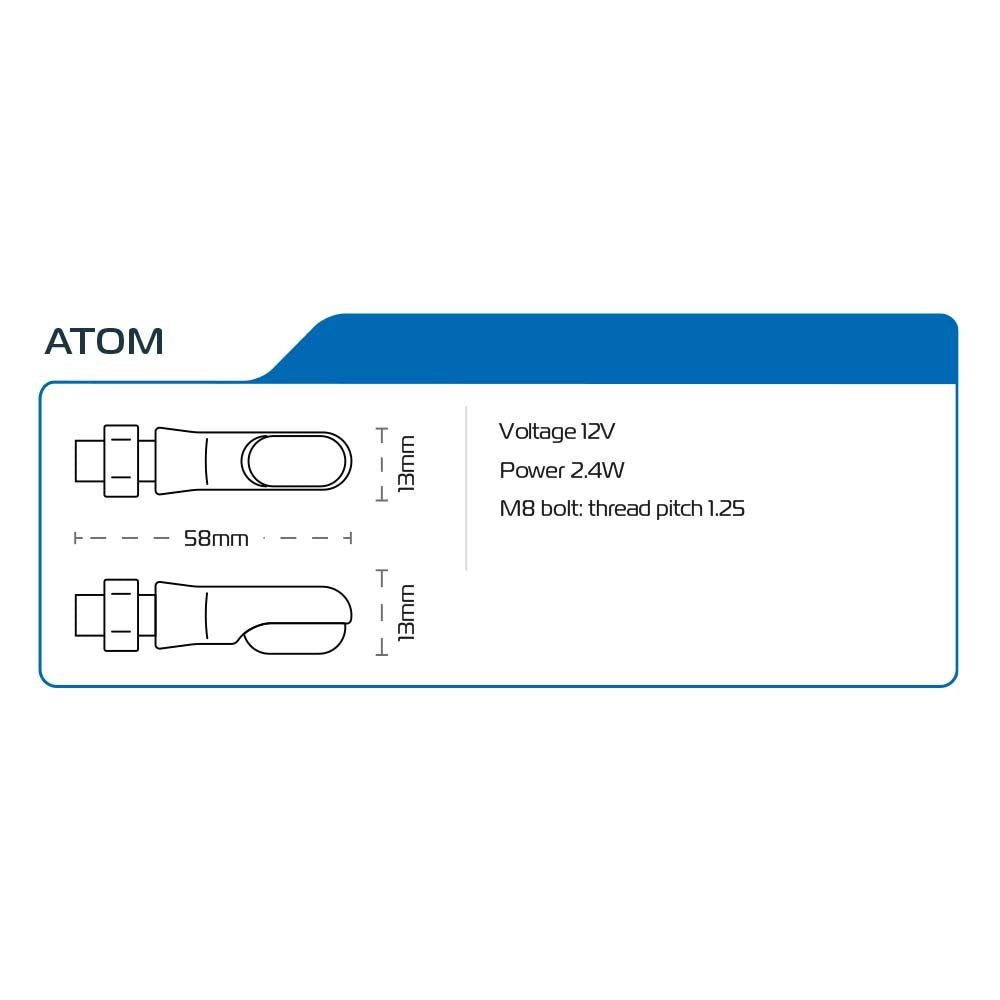 Oxford ATOM Mini Indicators (incl. 2 resistors) - EL350..