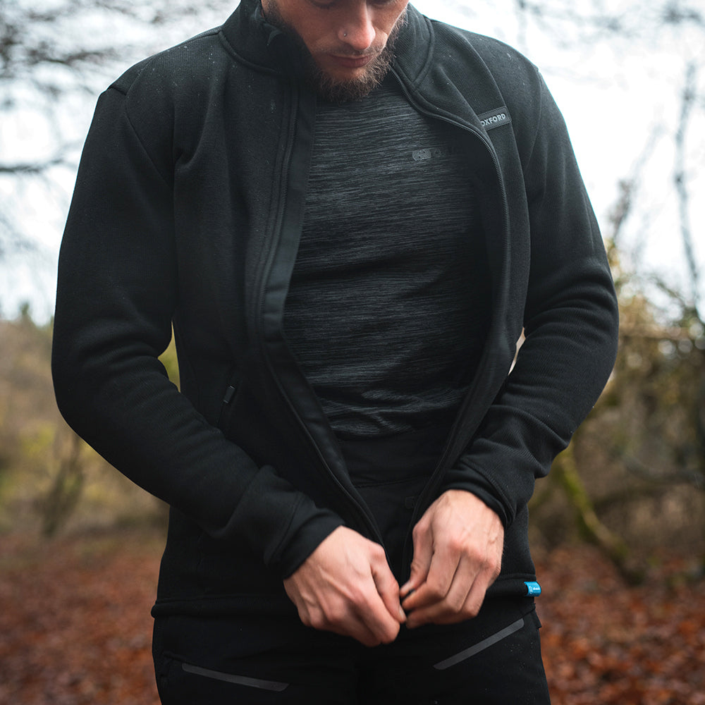 Oxford Advanced Base Layer MS Top Charcoal Marl