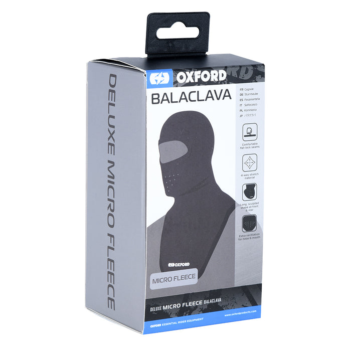 Oxford Deluxe Balaclava Micro Fleece - Black